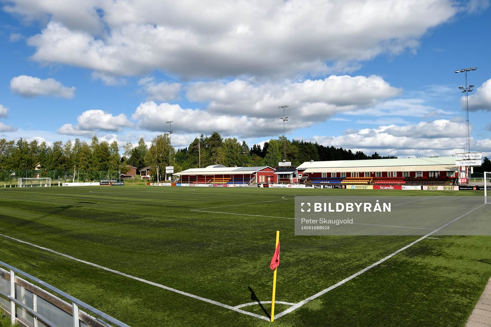 LF Arena innan fotbollsmatchen i Damallsvenskan mellan