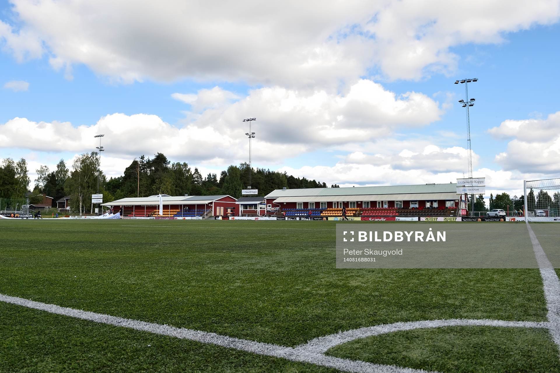 LF Arena innan fotbollsmatchen i Damallsvenskan mellan