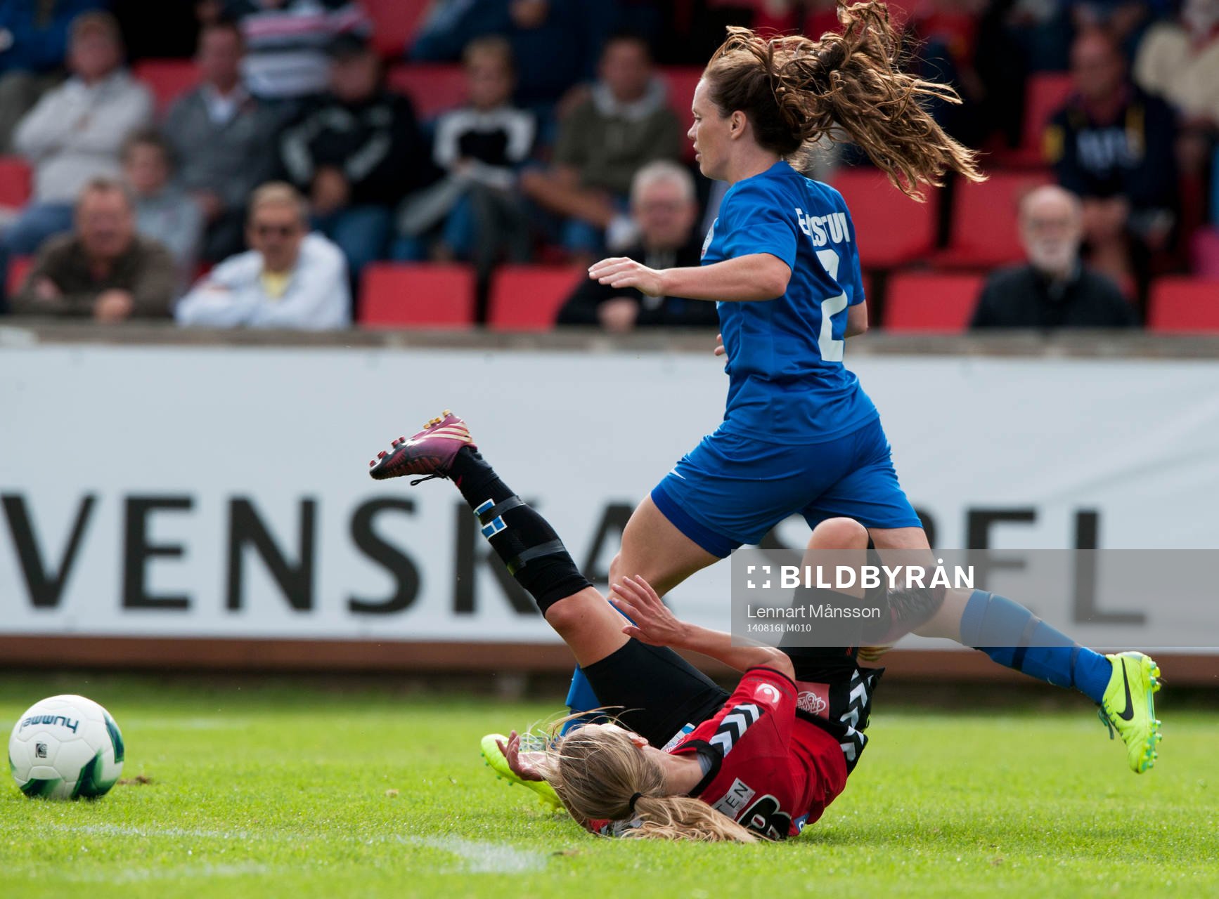 Eskilstunas Allysha Chapman i matchen i damallsvenskan