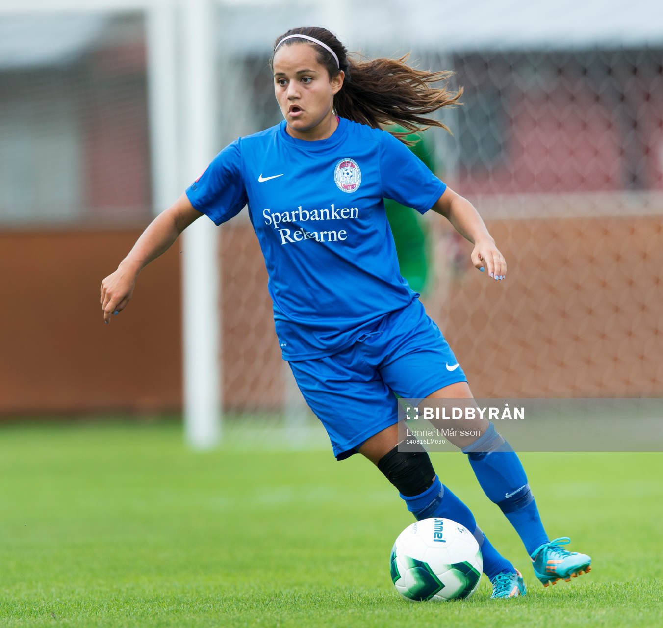 Eskilstunas Malin Diaz Pettersson i matchen i