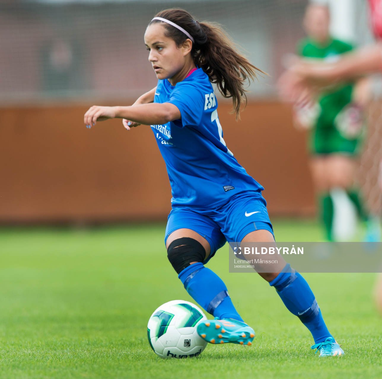 Eskilstunas Malin Diaz Pettersson i matchen i