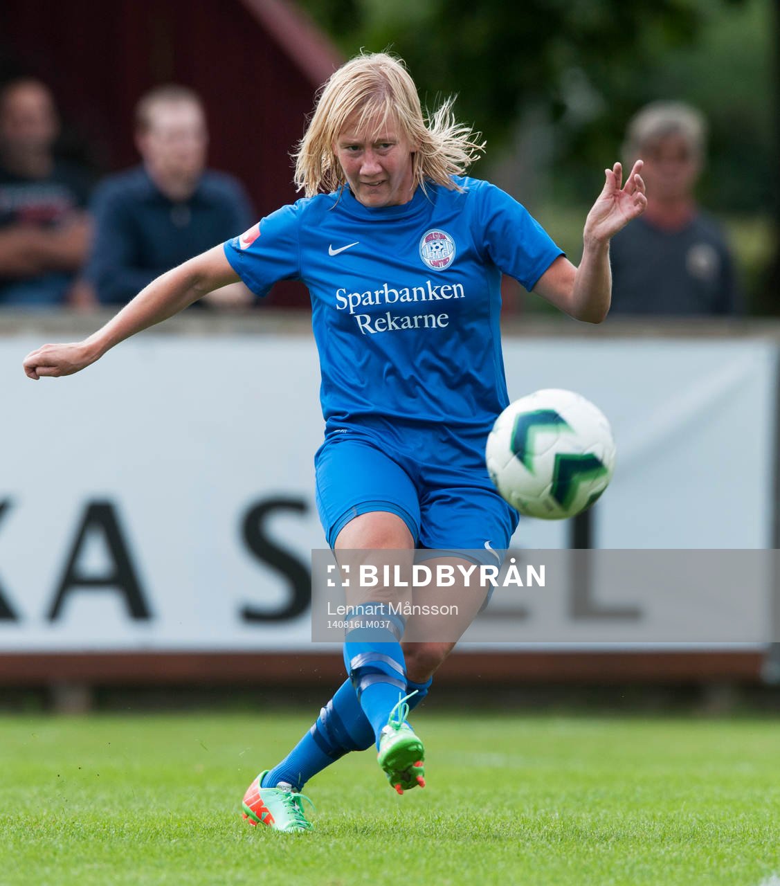  Eskilstunas Sofie Persson i matchen i damallsvenskan mellan Kristianstad och Eskilstuna i Kristianstad 16 augusti 2014.