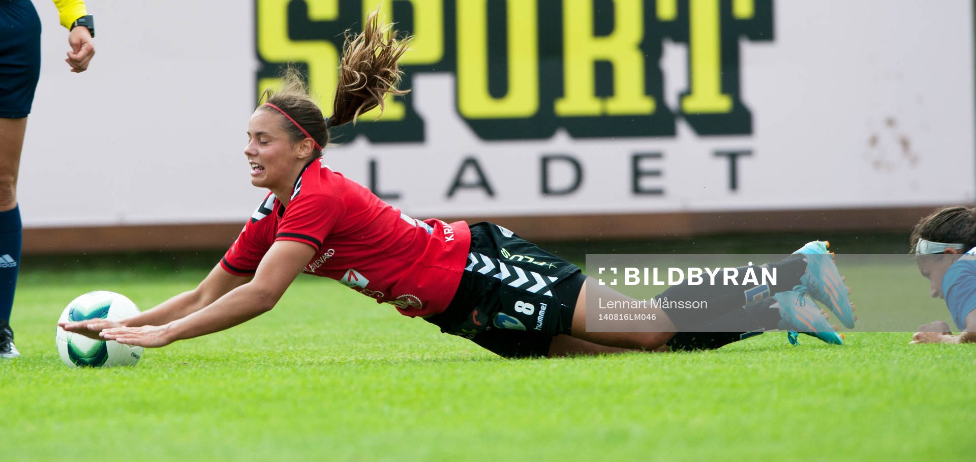 Kristianstads Alice Nilsson i matchen i damallsvenskan