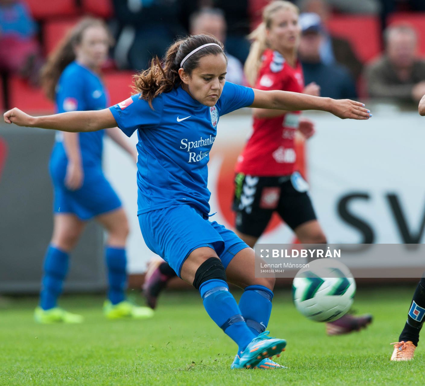 Eskilstunas Malin Diaz Pettersson i matchen i