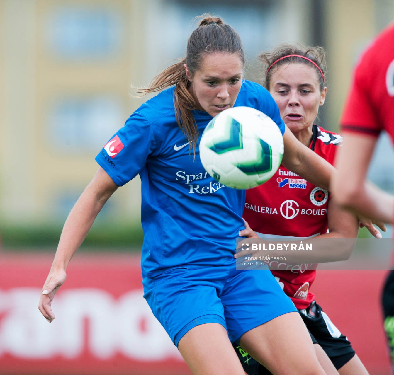 Eskilstunas Felicia Karlsson i matchen i damallsvenskan