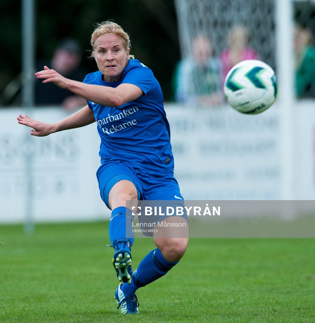Eskilstunas Annica Svensson i matchen i damallsvenskan