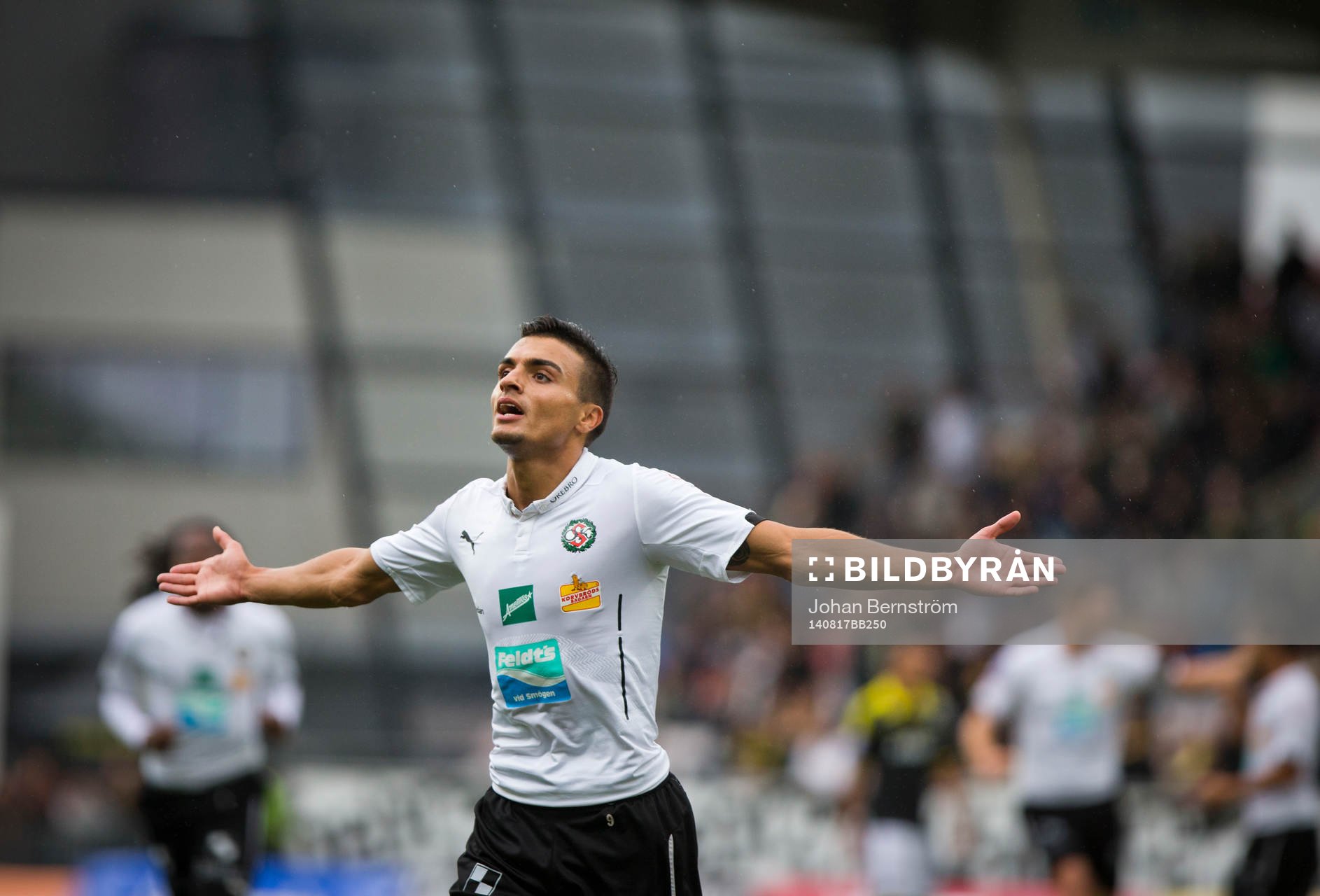 Örebros Ahmed Yasin gör 4-2 och jublar i Allsvenskan