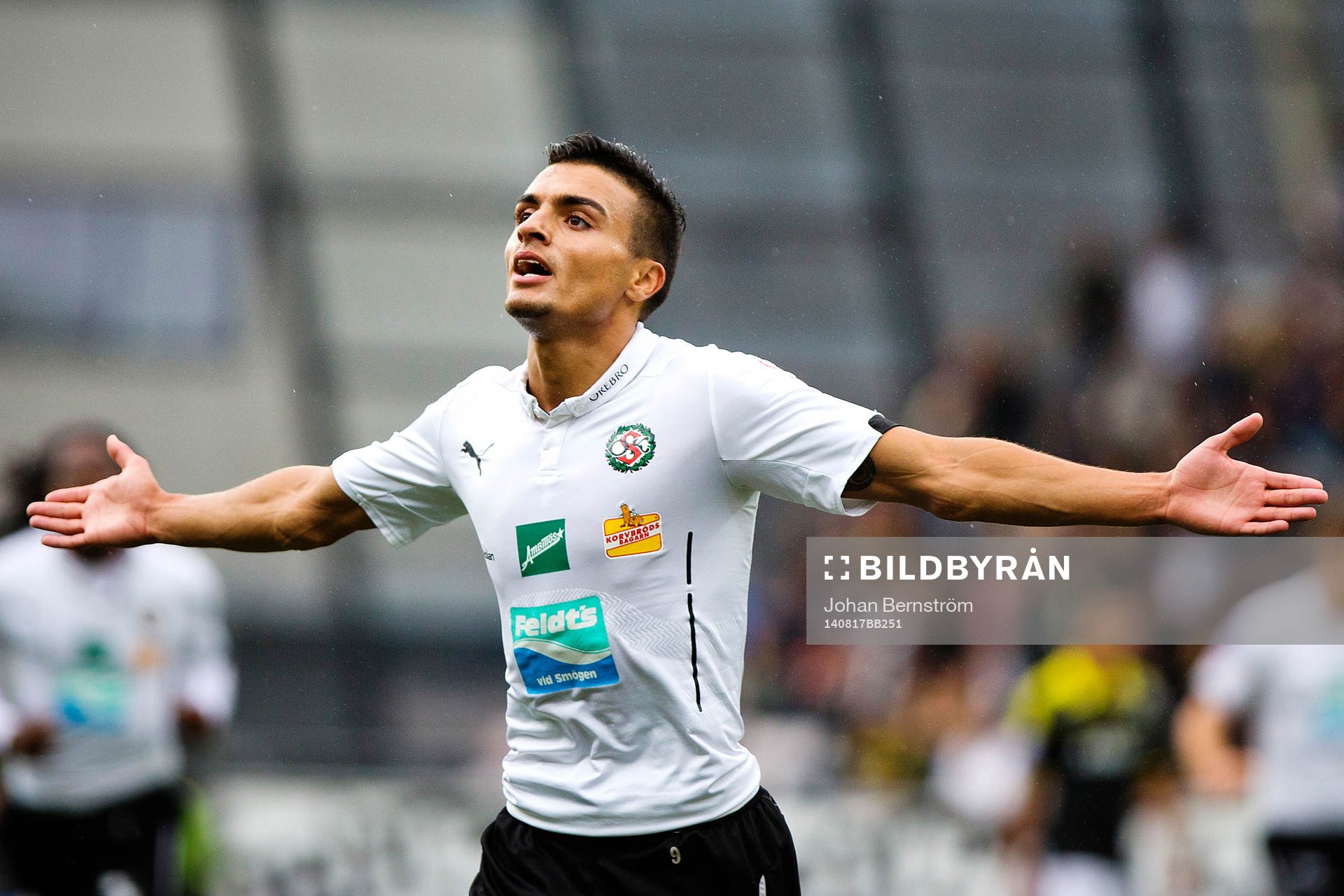 Örebros Ahmed Yasin gör 4-2 och jublar i Allsvenskan