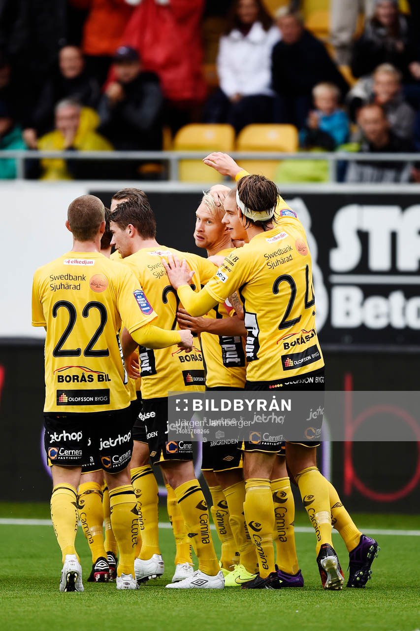 Elfsborgs spelare jublar