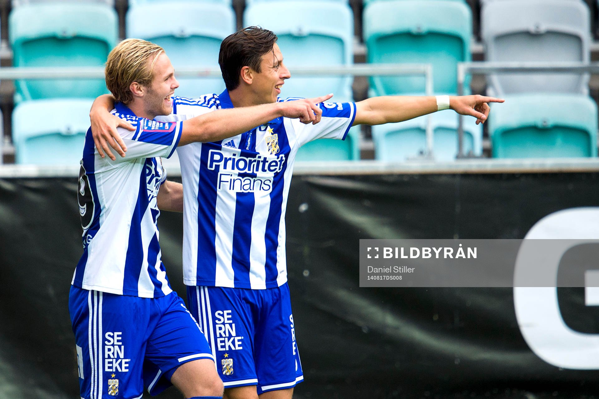 IFK Göteborgs Gustav Engvall jublar