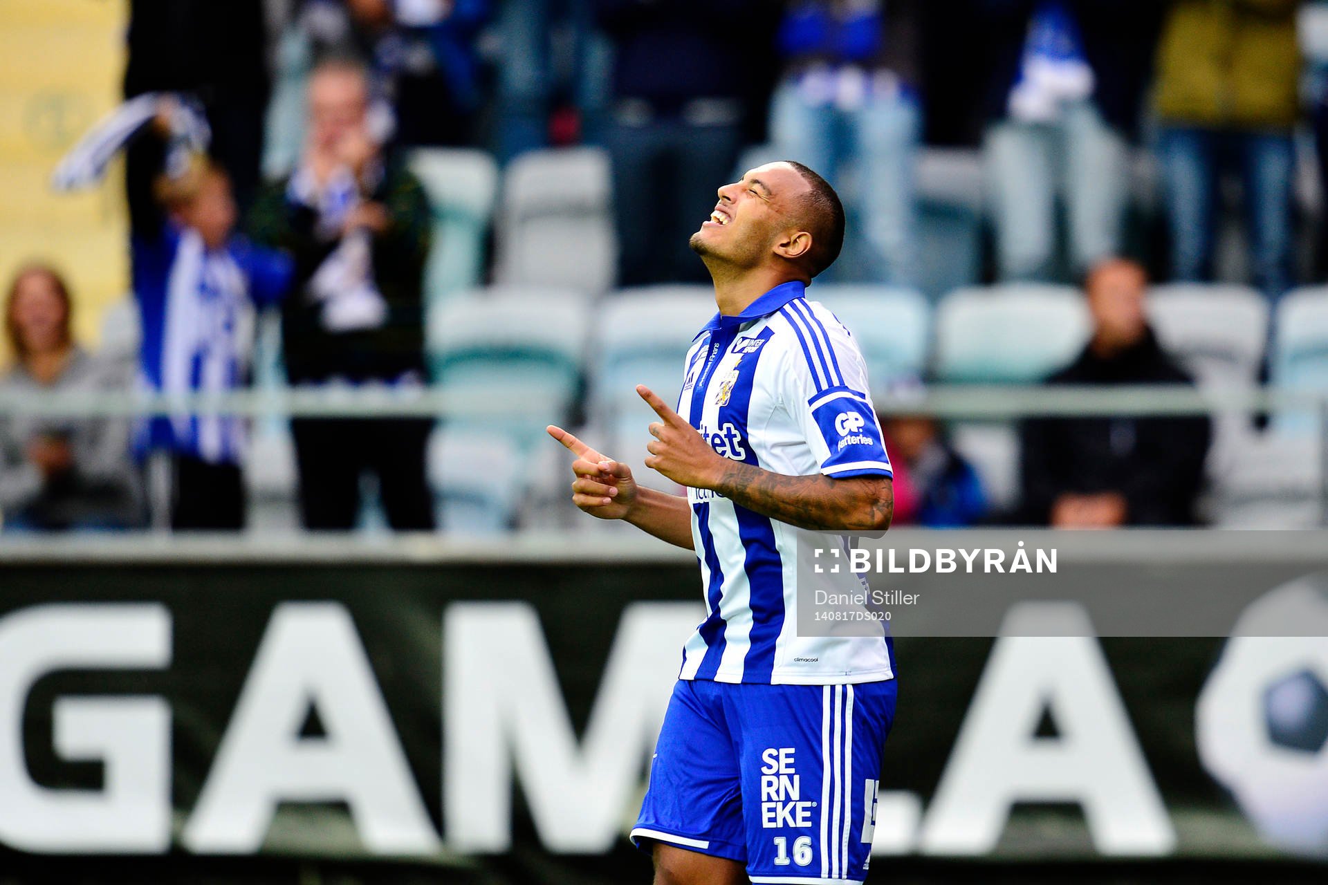 IFK Göteborgs Kenneth Zohore jublar