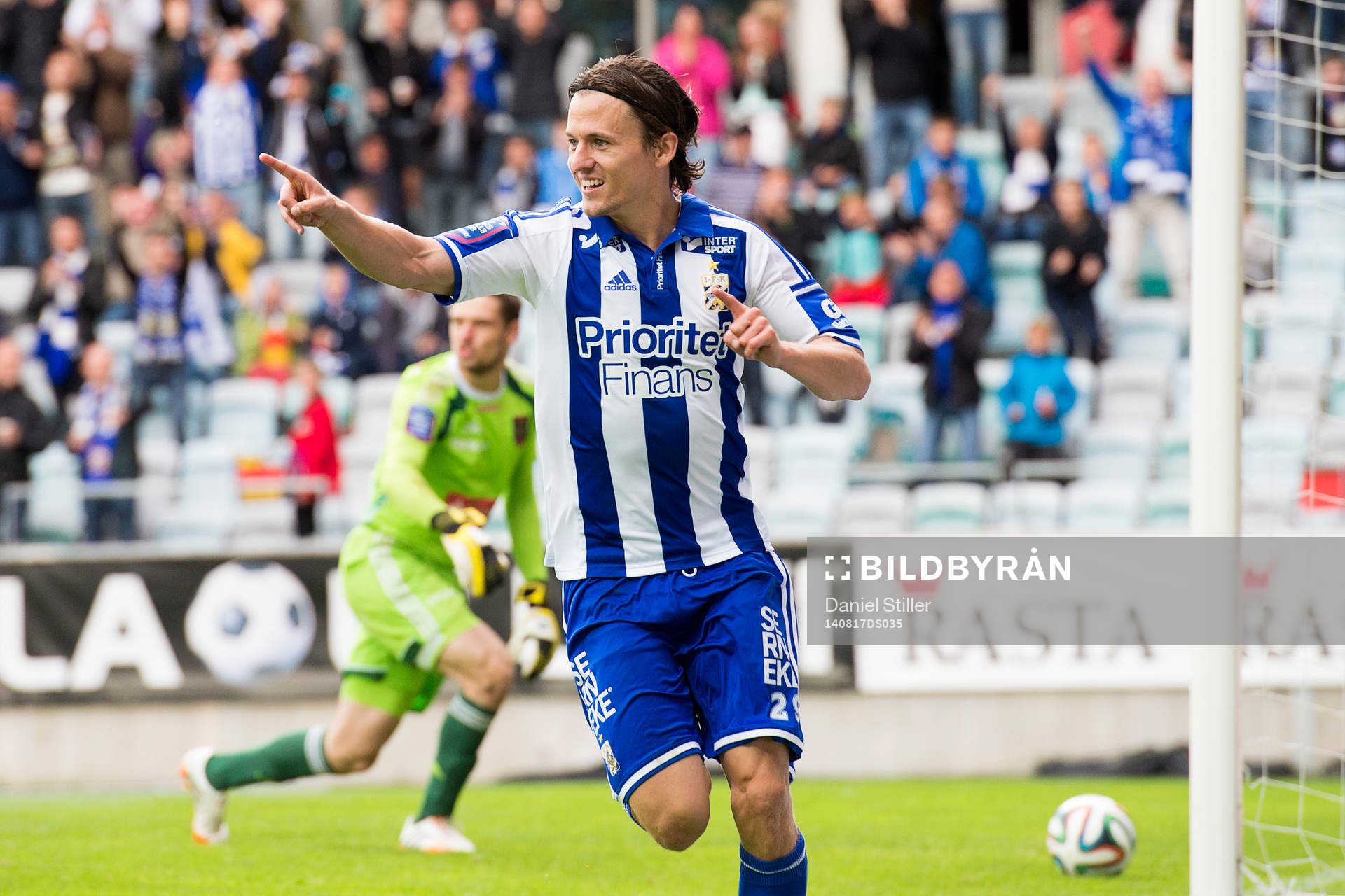 IFK Göteborgs Lasse Vibe jublar