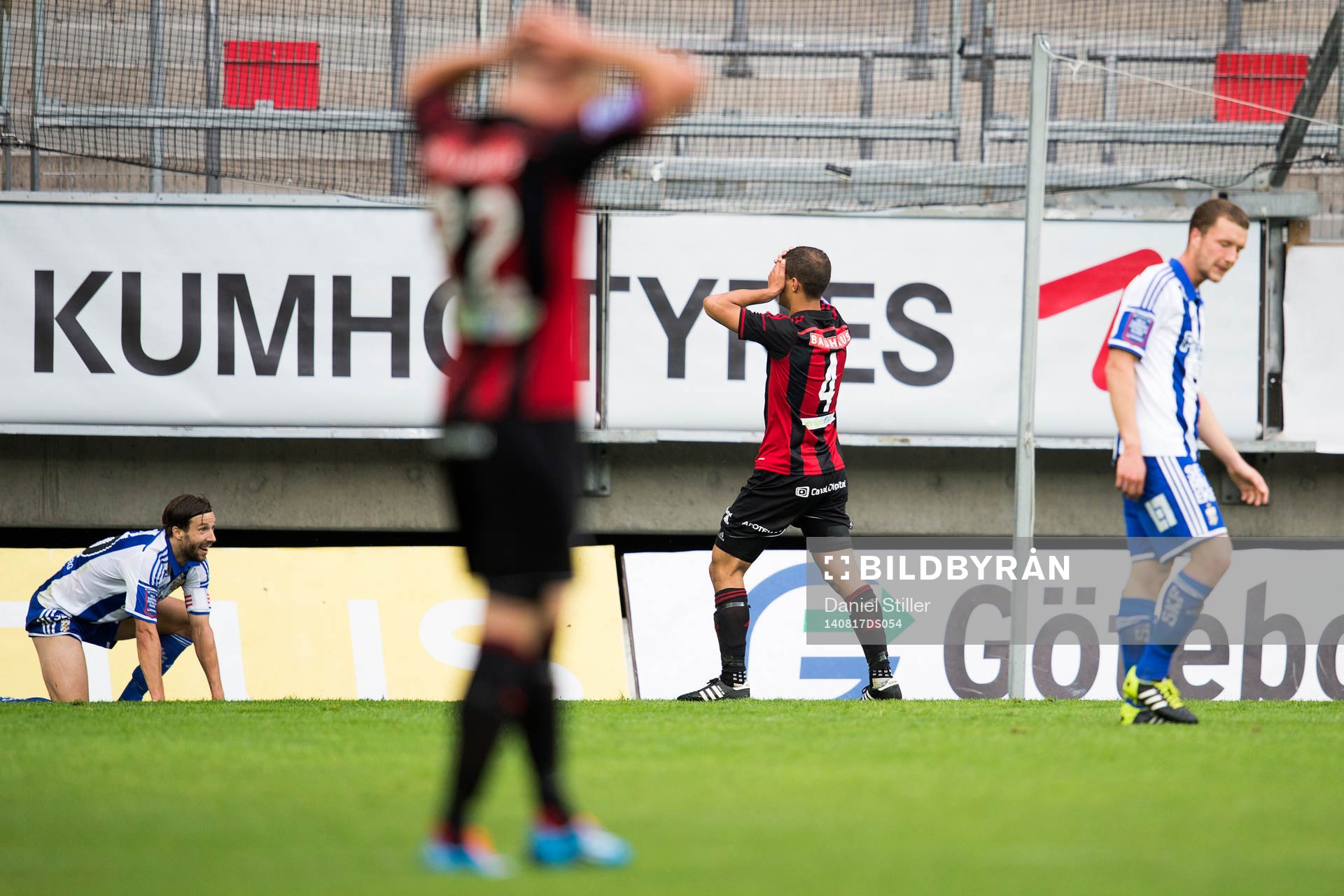Brommapojkarnas Mauricio Albornoz deppar