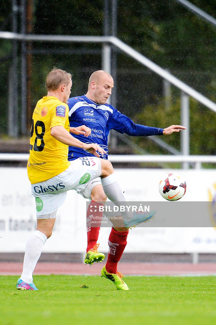 Falkenbergs Patrik Ingelsten mot Åtvidabergs Daniel