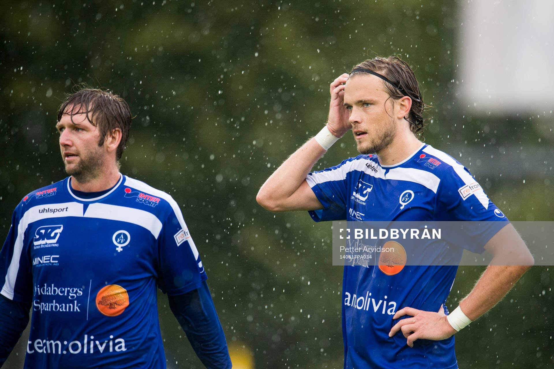 Åtvidabergs Allan Arenfeldt Olesen (tv) och Tom Pettersson