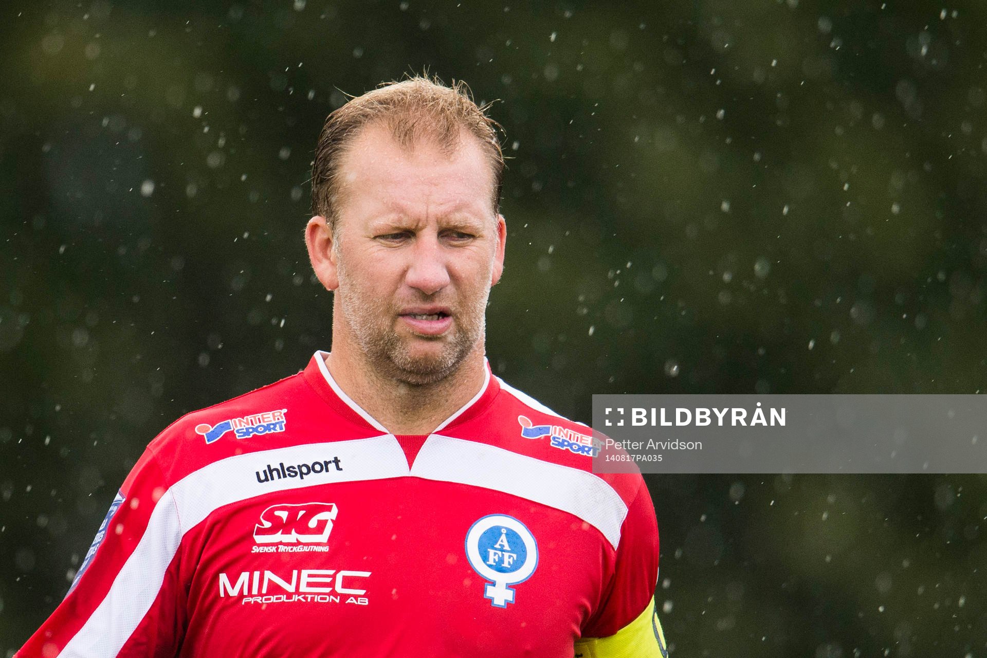 Åtvidabergs målvakt Henrik Gustavsson deppar