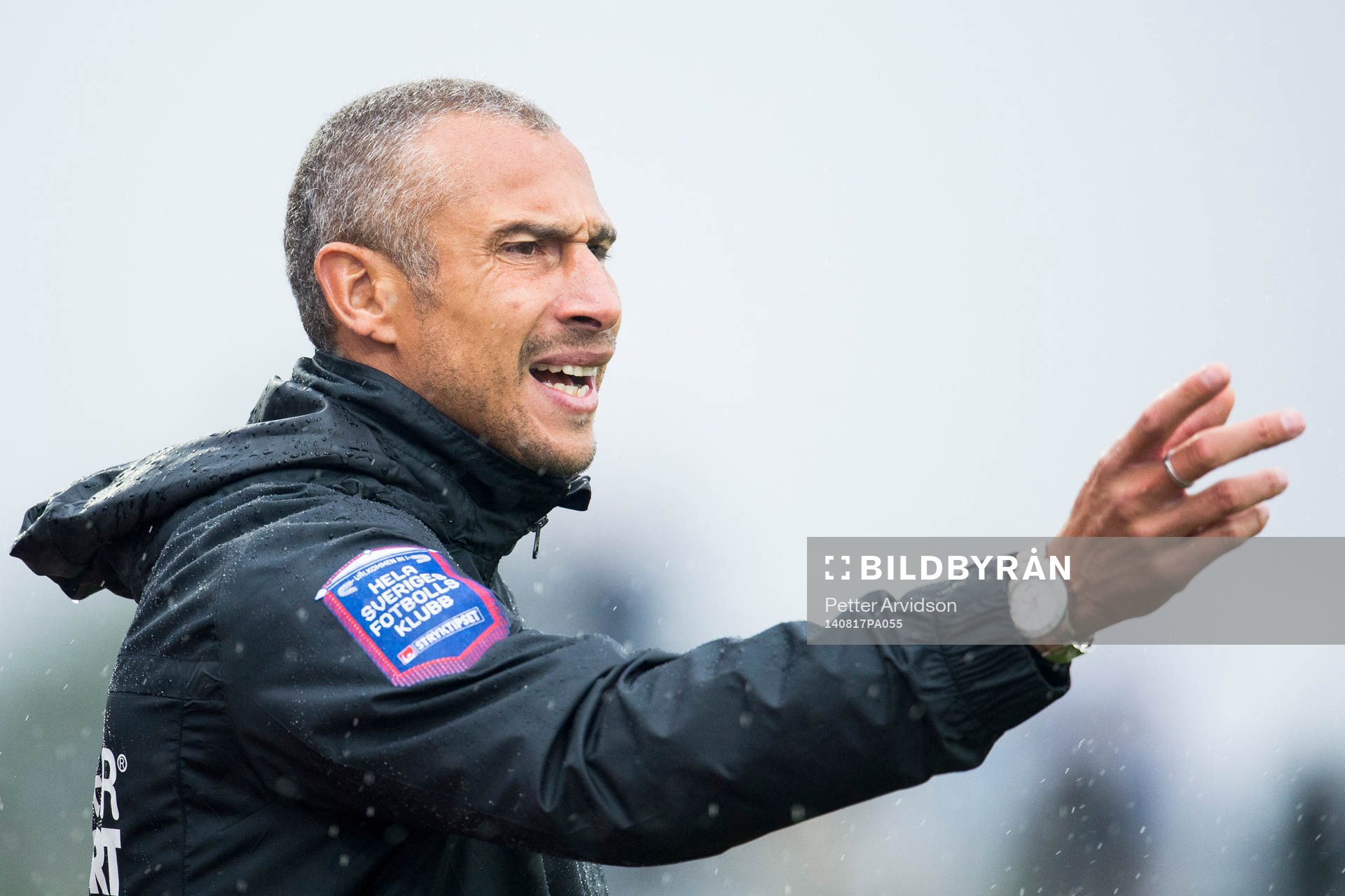Falkenbergs tränare Henrik Larsson
