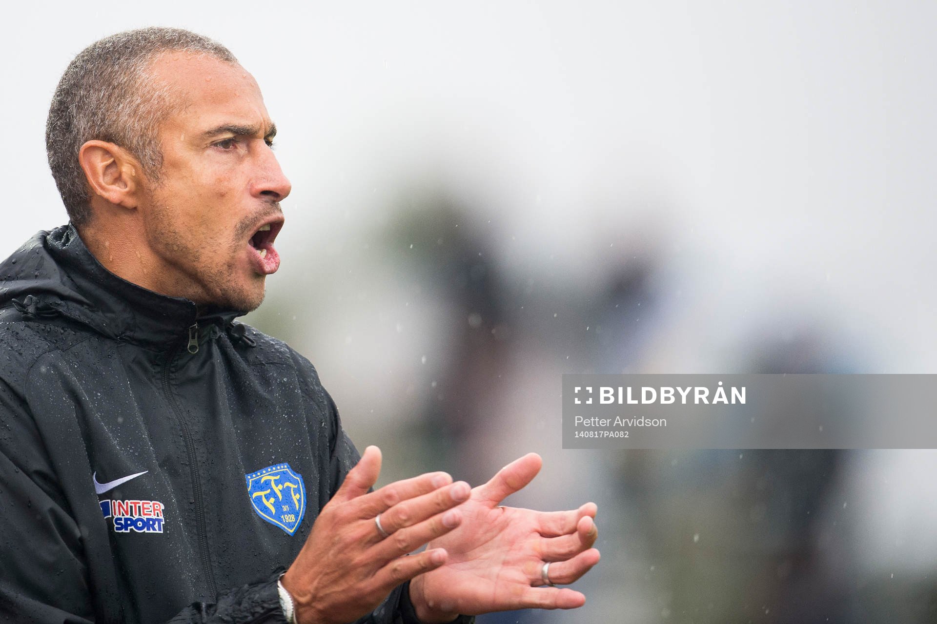 Falkenbergs tränare Henrik Larsson