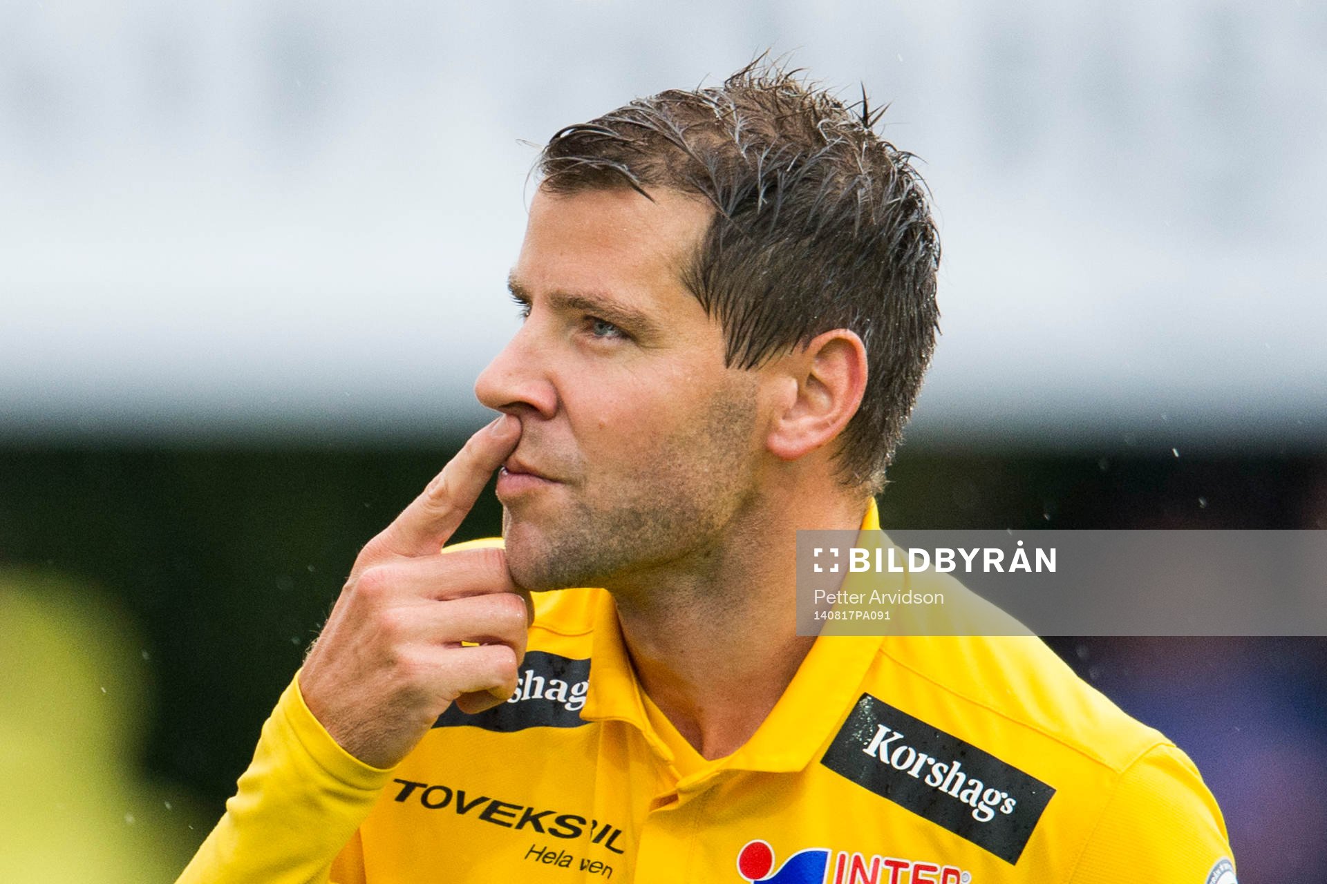 Falkenbergs Stefan Rodevåg jublar