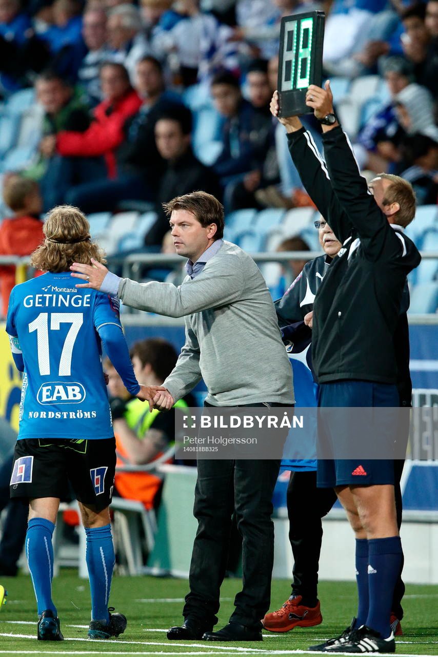 Halmstads tränare Jens Gustafsson