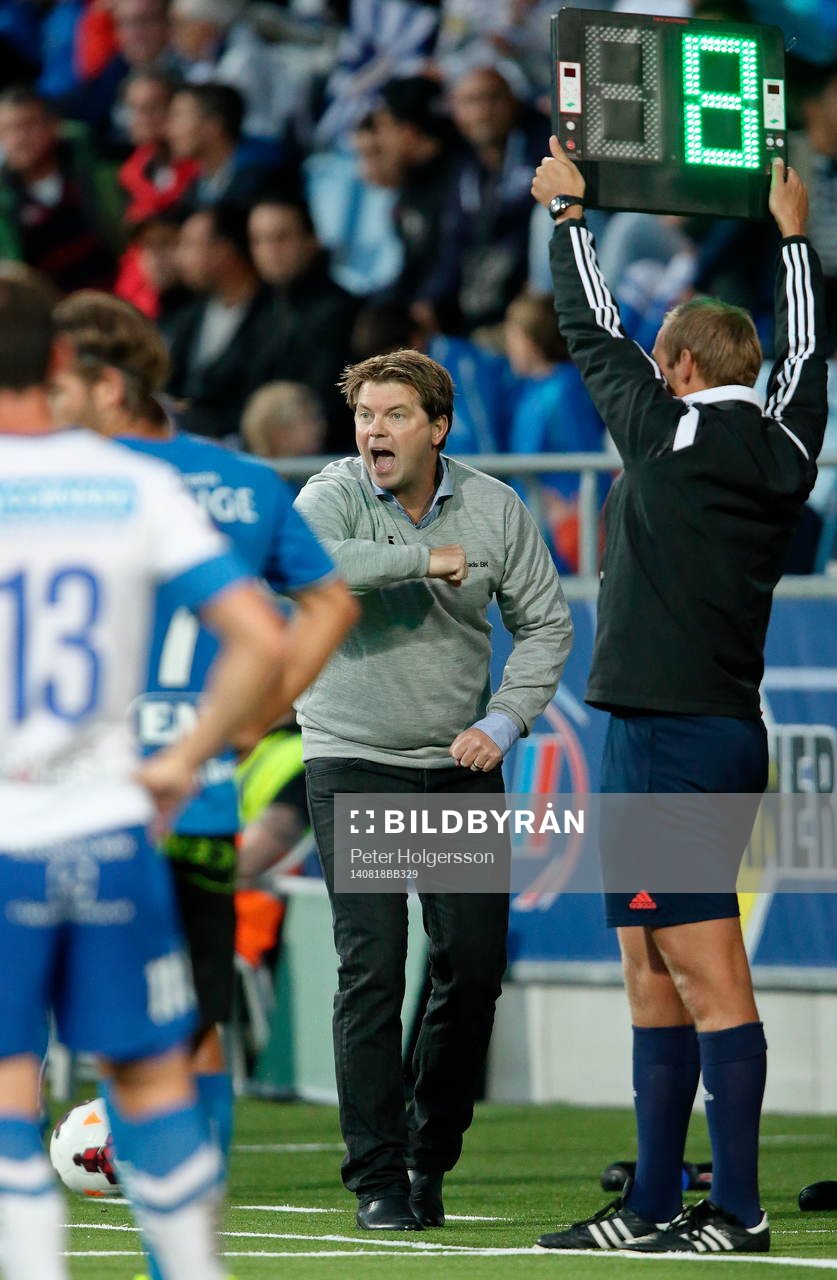 Halmstads tränare Jens Gustafsson