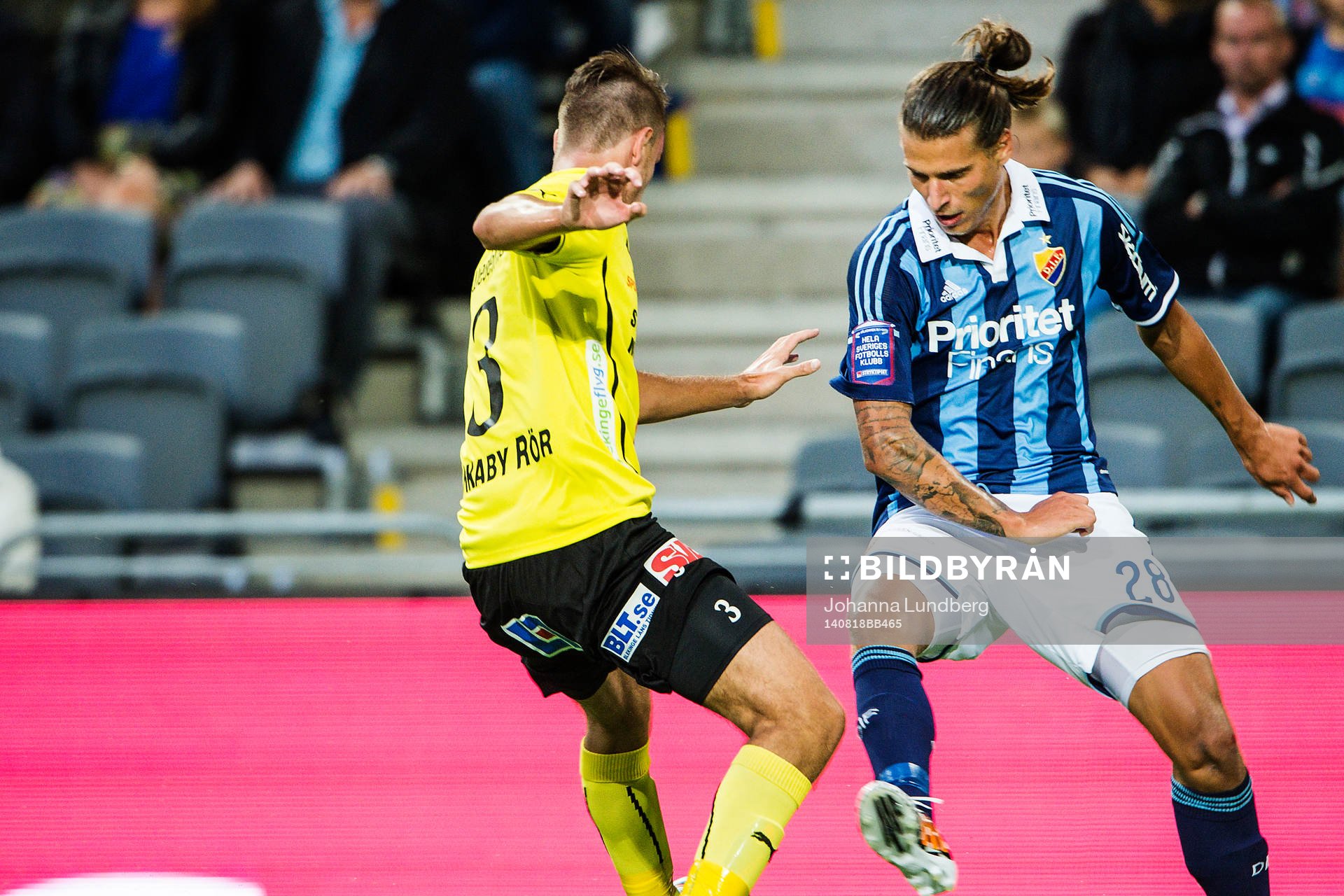 Djurgårdens Aleksandar Prijovic utmanar Mjällbys Jasmin