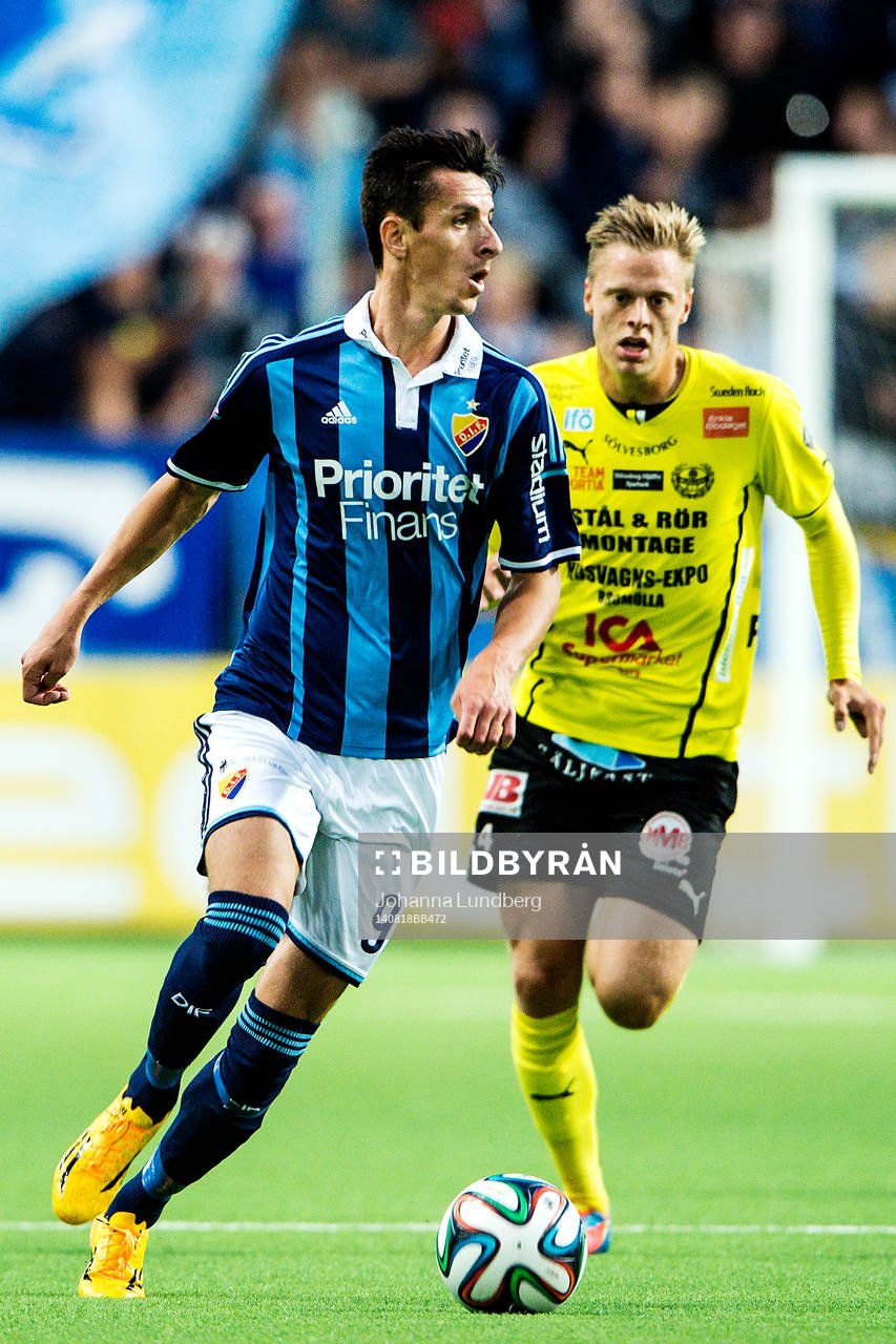 under fotbollsmatchen i Allsvenskan mellan Djurgården och