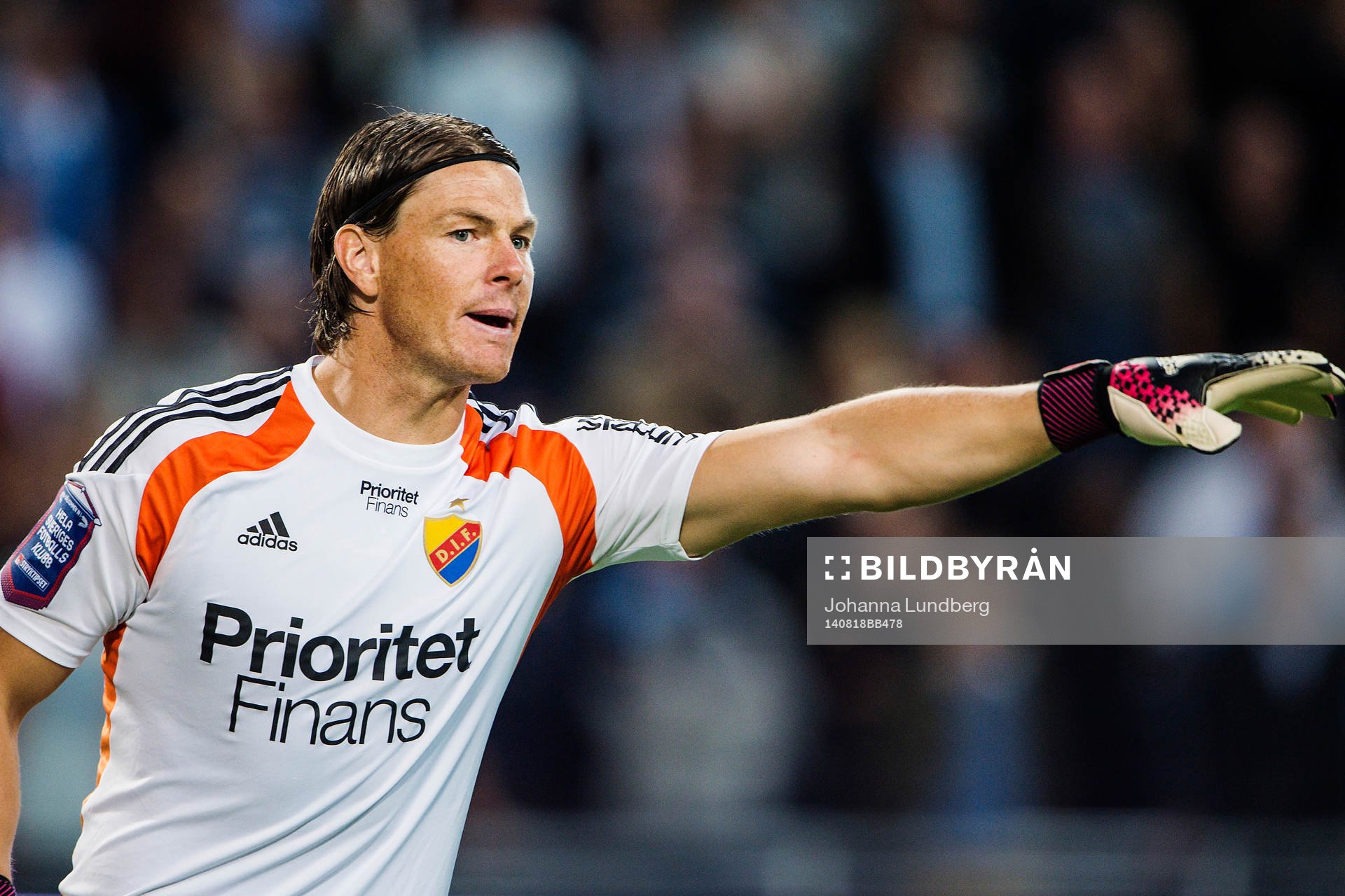 Djurgårdens målvakt Kenneth Høie