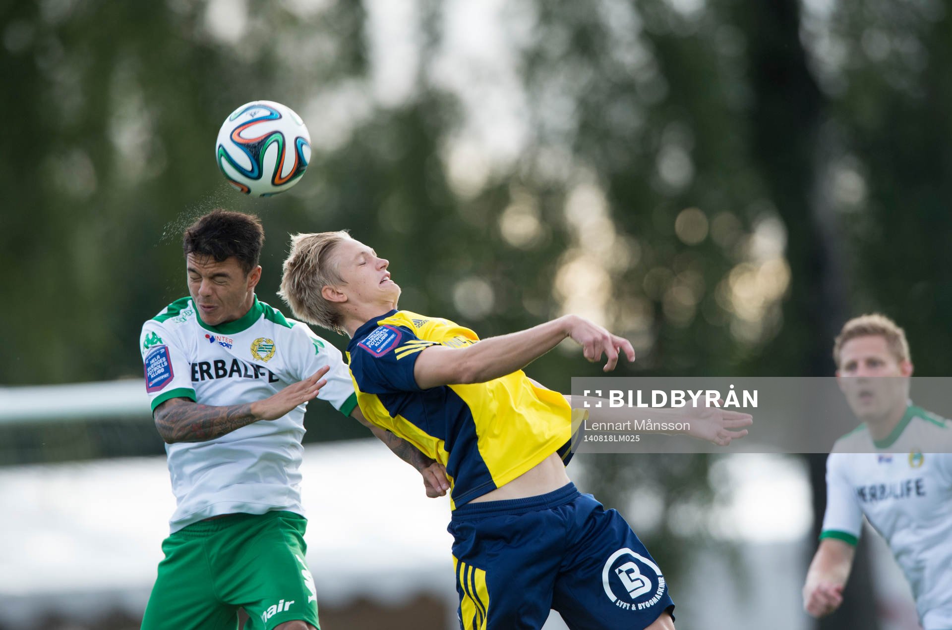 Hammarbys Michael Timisela och Ängelholms Andreas Karlsson