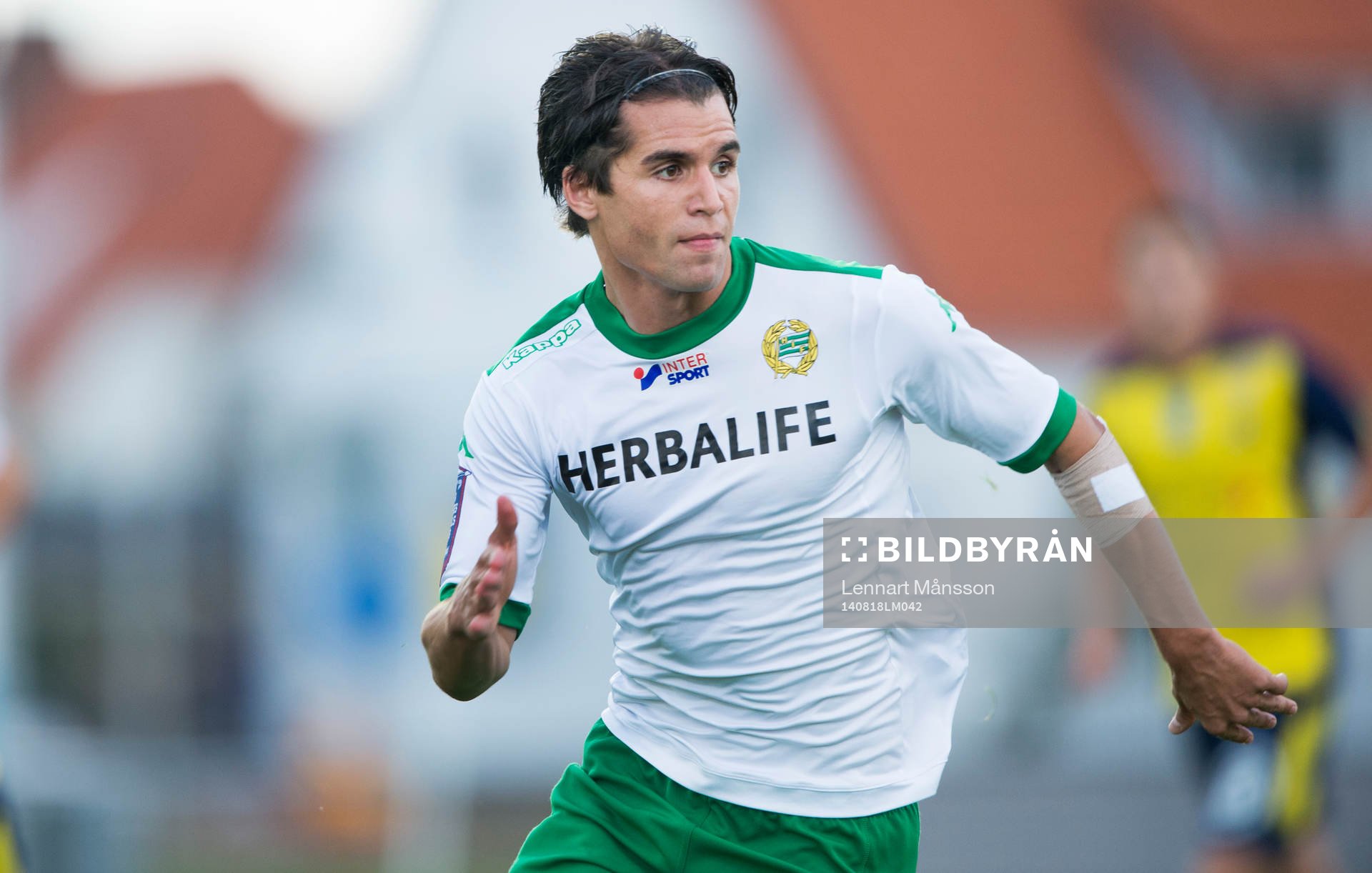 Hammarbys Lars Fuhre  i matchen i Superettan mellan
