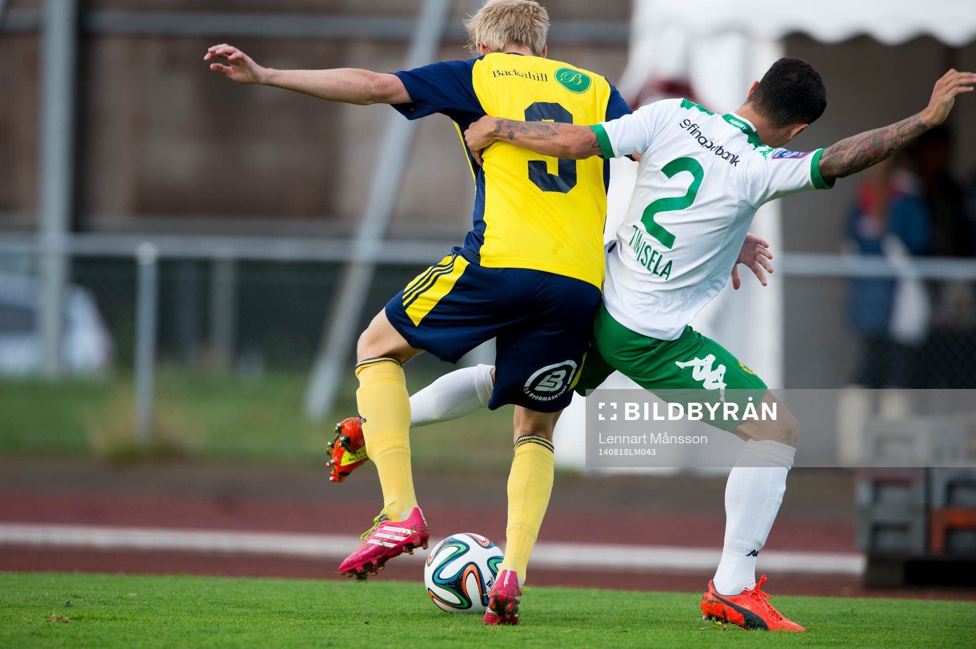 Närkamp i matchen i Superettan mellan Ängelholm och