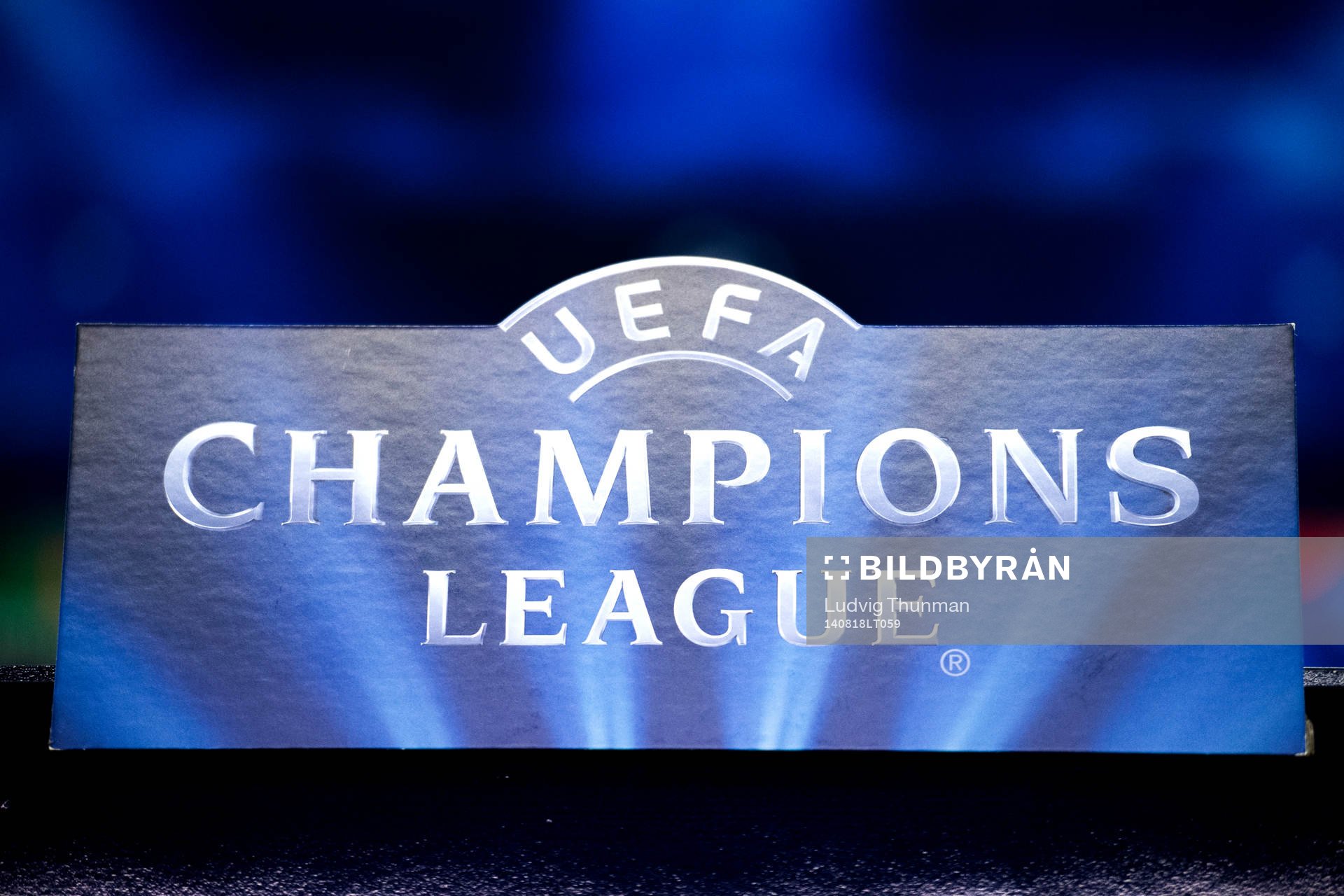 Skylt UEFA Champions League