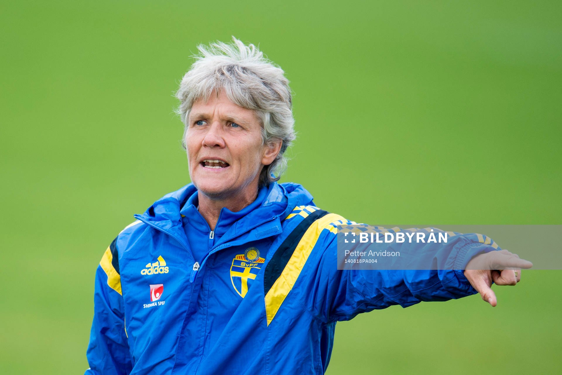 Sveriges förbundskapten Pia Sundhage