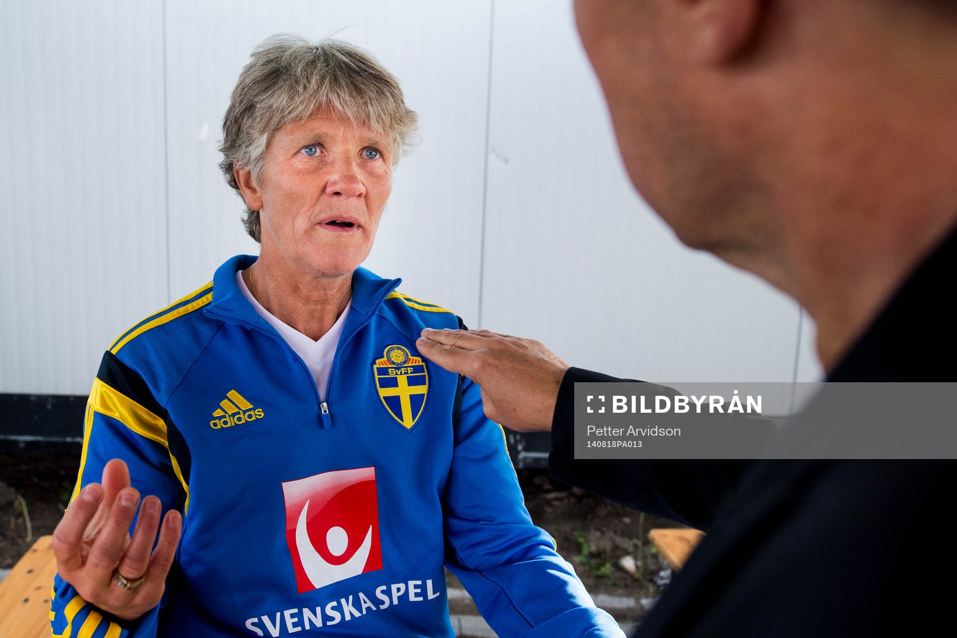 Sveriges förbundskapten Pia Sundhage