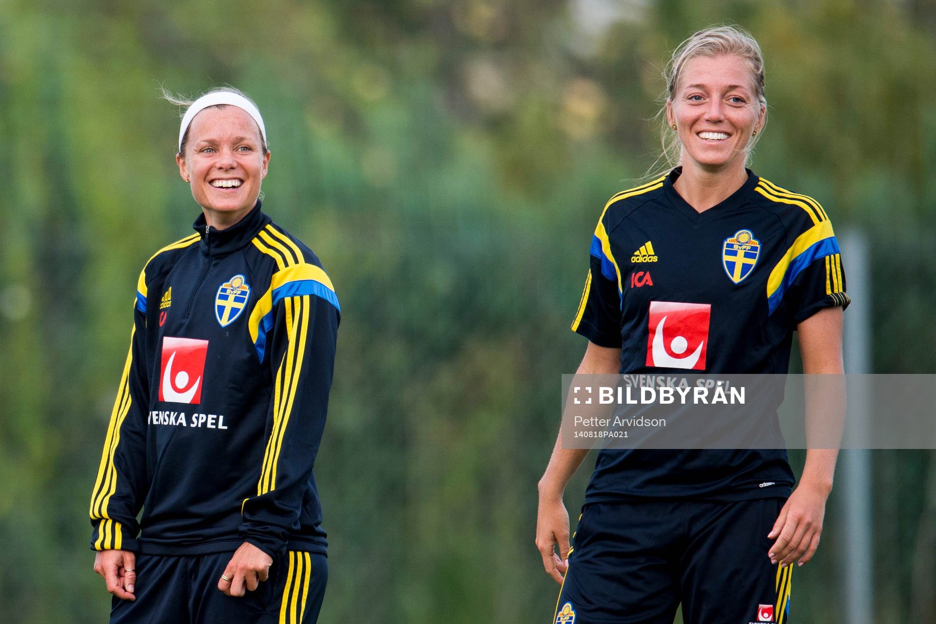 Sveriges Sara Thunebro och Linda Sembrant