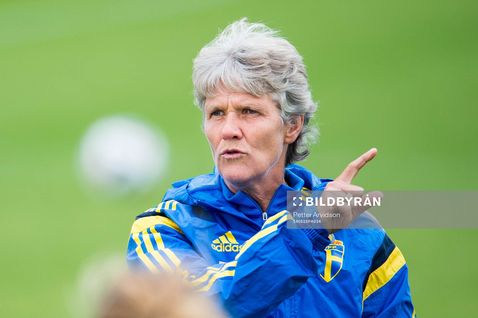 Sveriges förbundskapten Pia Sundhage