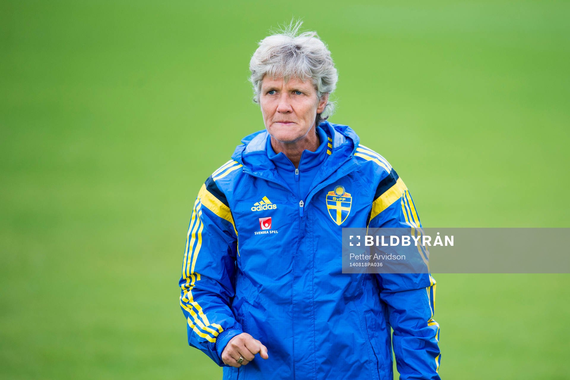 Sveriges förbundskapten Pia Sundhage