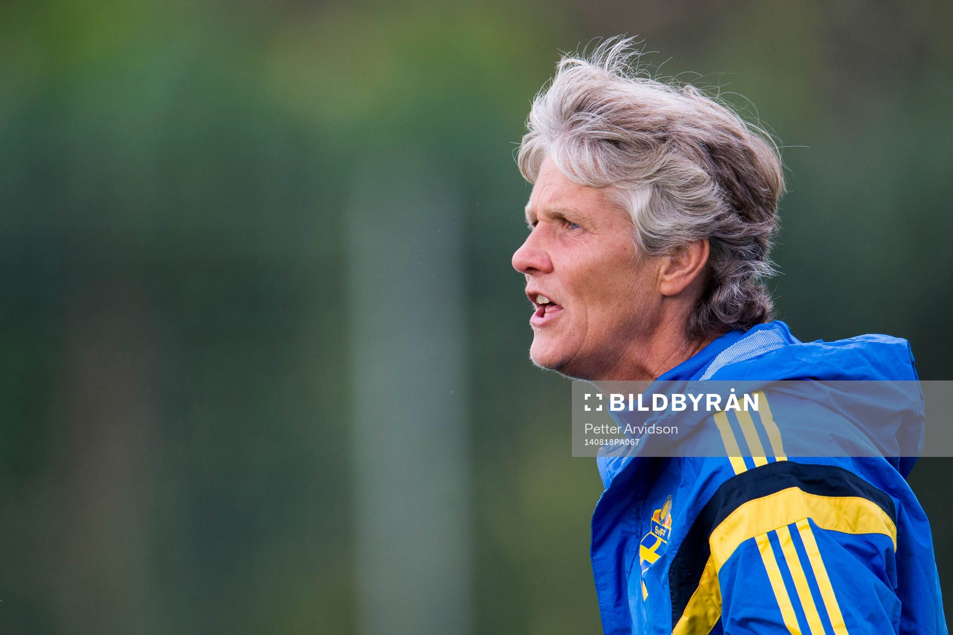 Sveriges förbundskapten Pia Sundhage