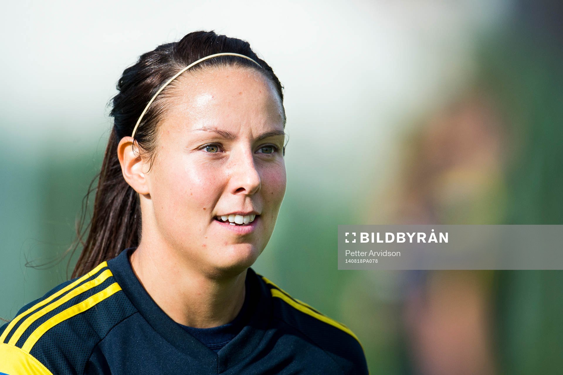 Sveriges målvakt Carola Söberg
