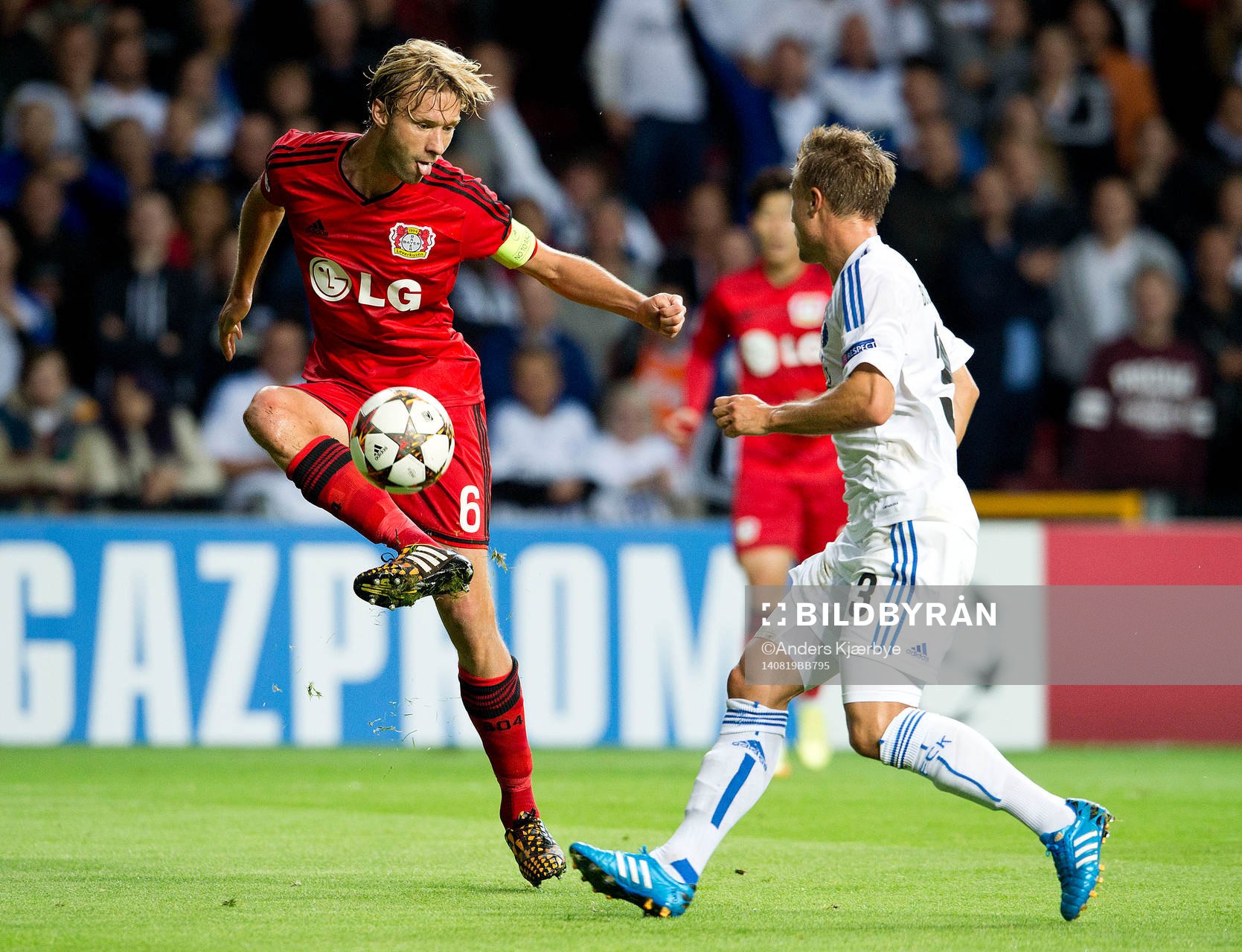 Fotboll, Kval till Champions League, FC Köpenhamn - Bayer