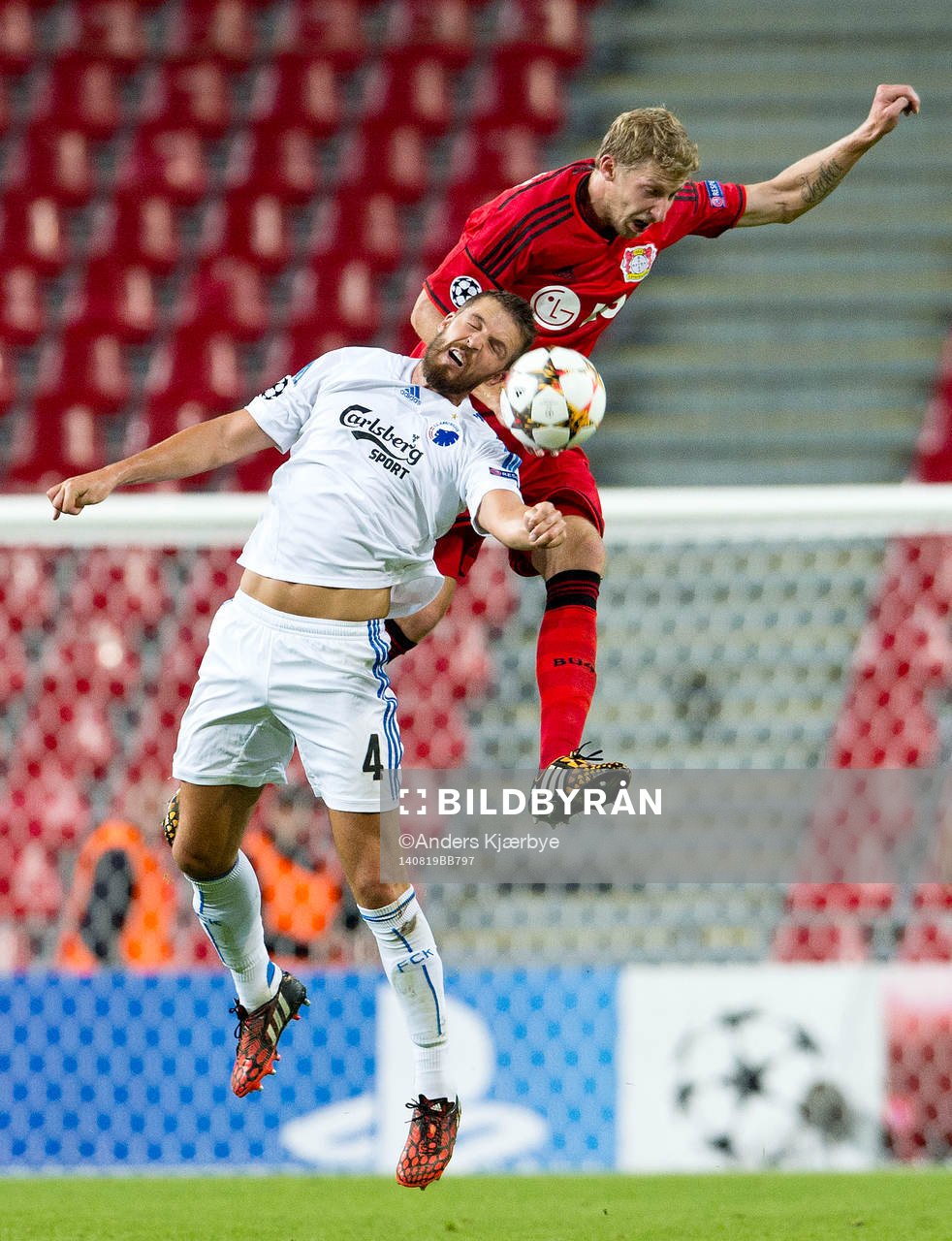 Fotboll, Kval till Champions League, FC Köpenhamn - Bayer