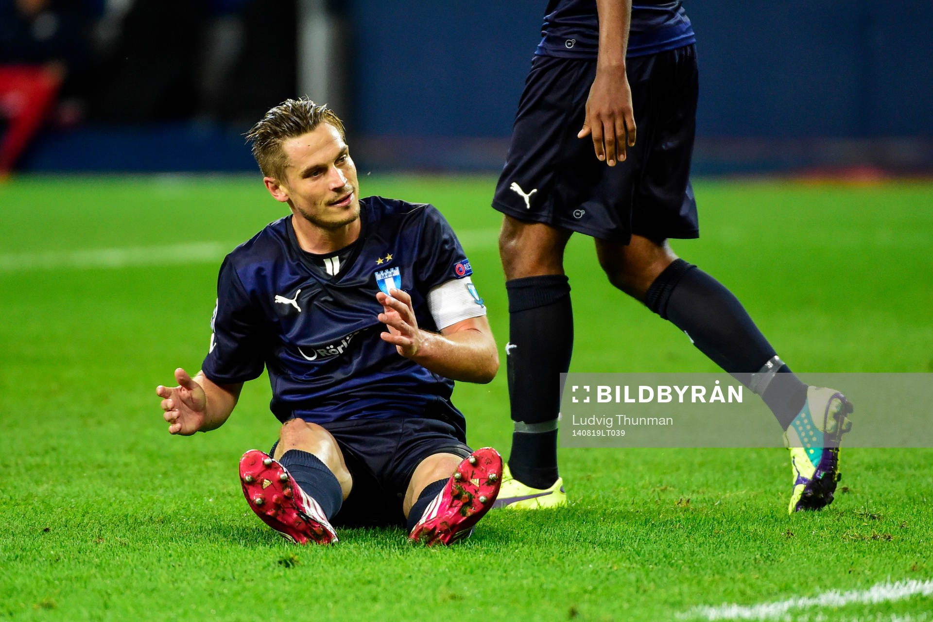 Malmö FFs Markus Rosenberg deppar