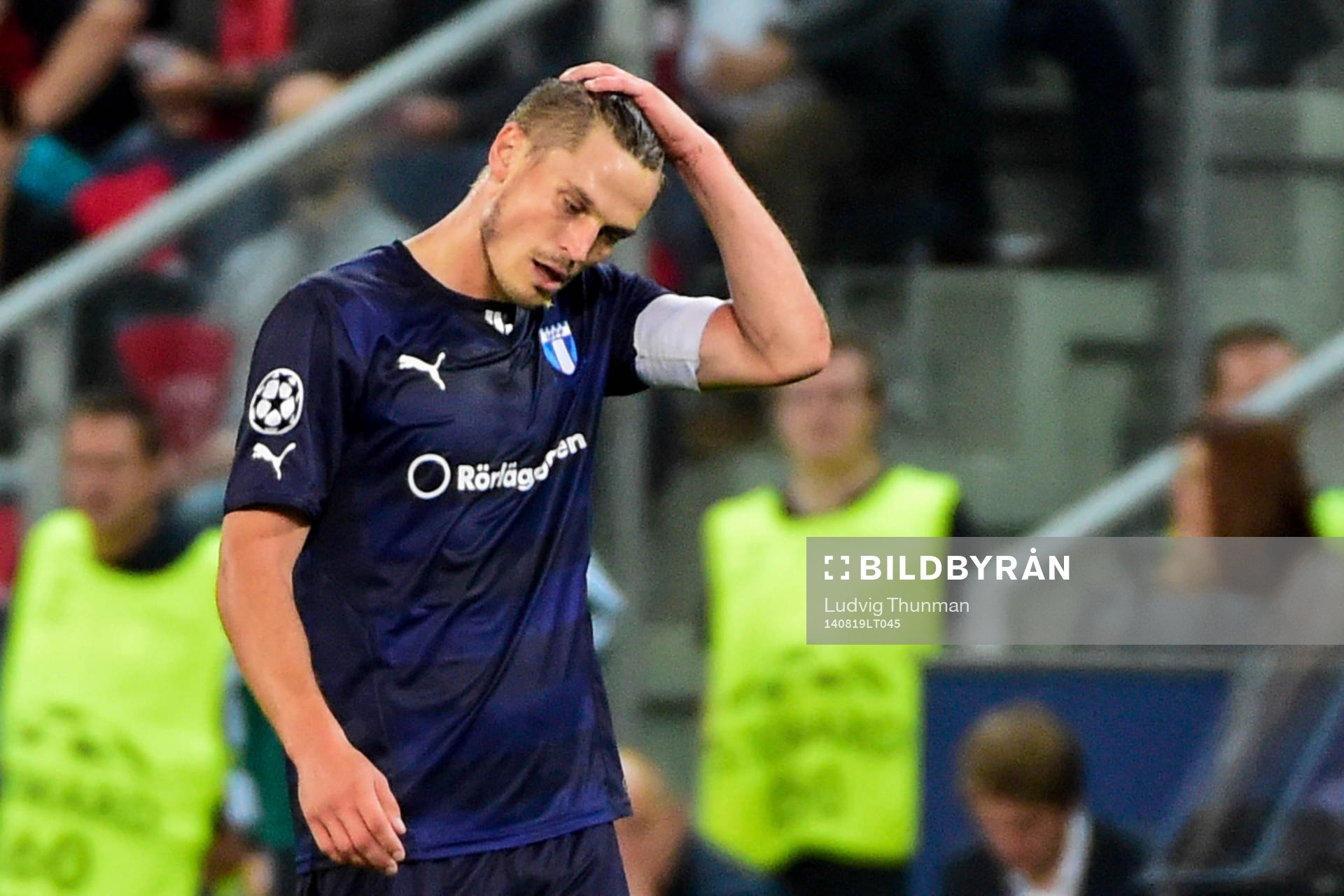 Malmö FFs Markus Rosenberg deppar