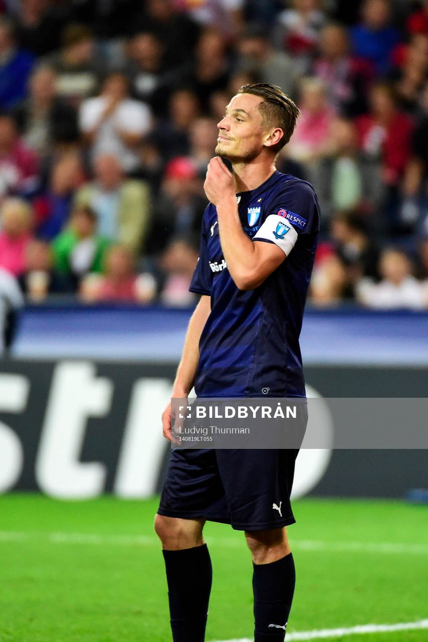 Malmö FFs Markus Rosenberg deppar
