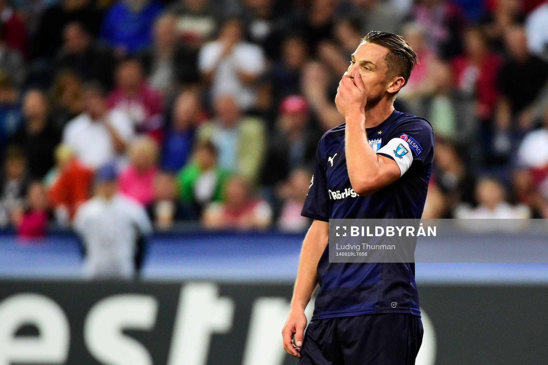 Malmö FFs Markus Rosenberg deppar