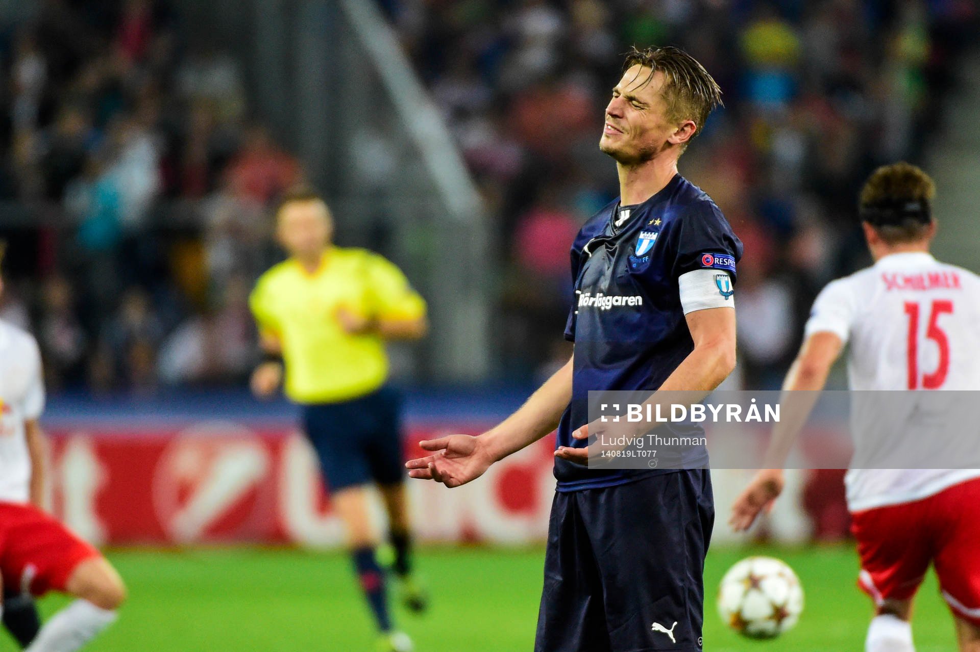 Malmö FFs Markus Rosenberg deppar