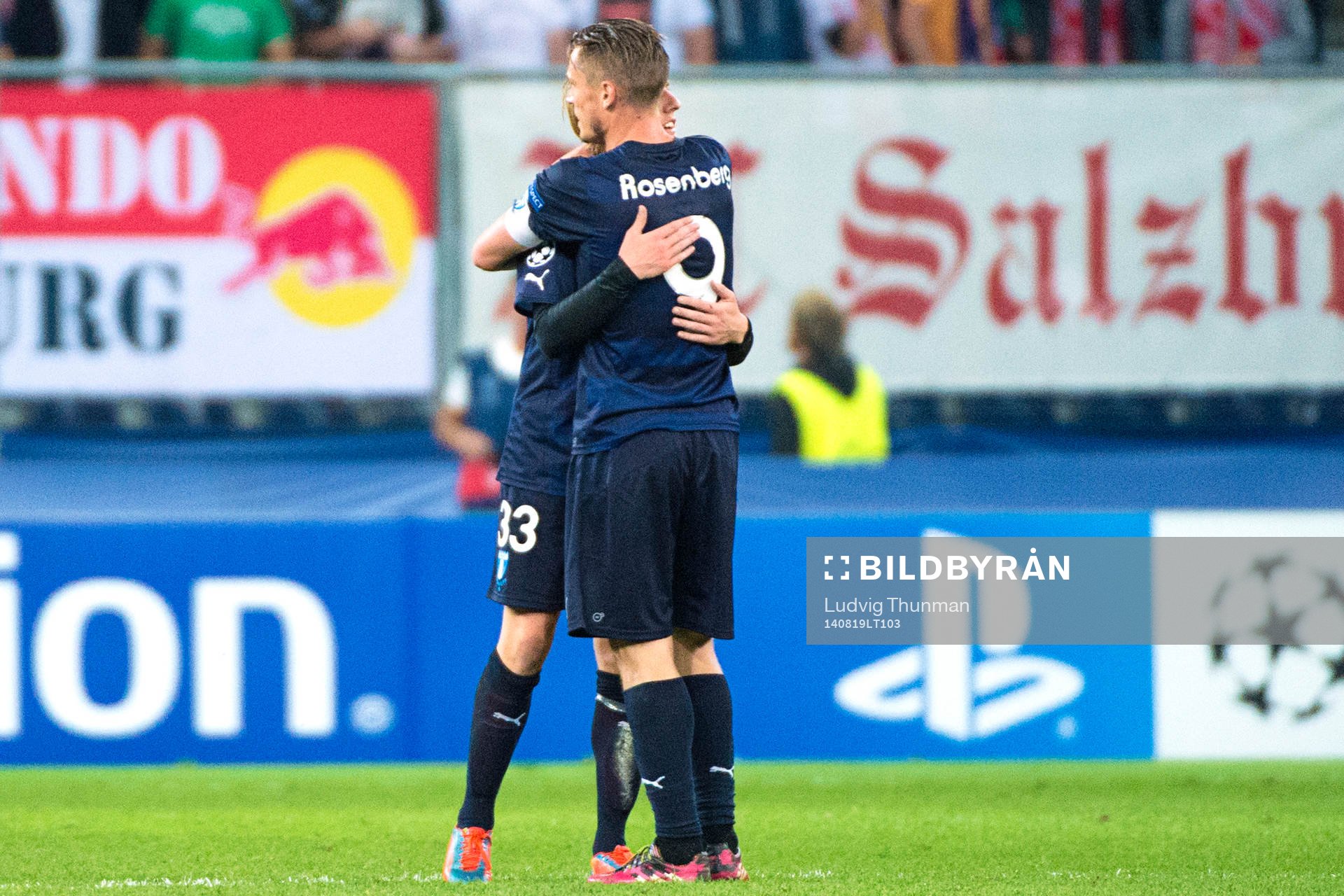 Malmö FFs Markus Rosenberg kramar om Emil Forsberg