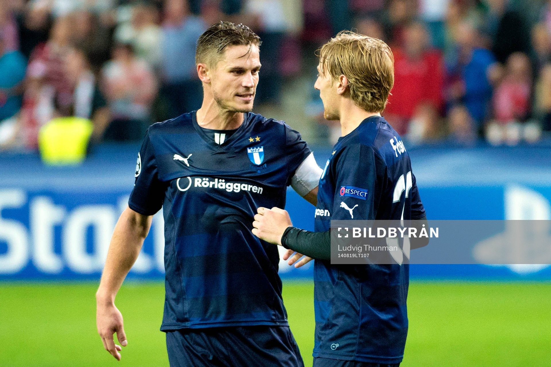 Malmö FFs Markus Rosenberg kramar om Emil Forsberg