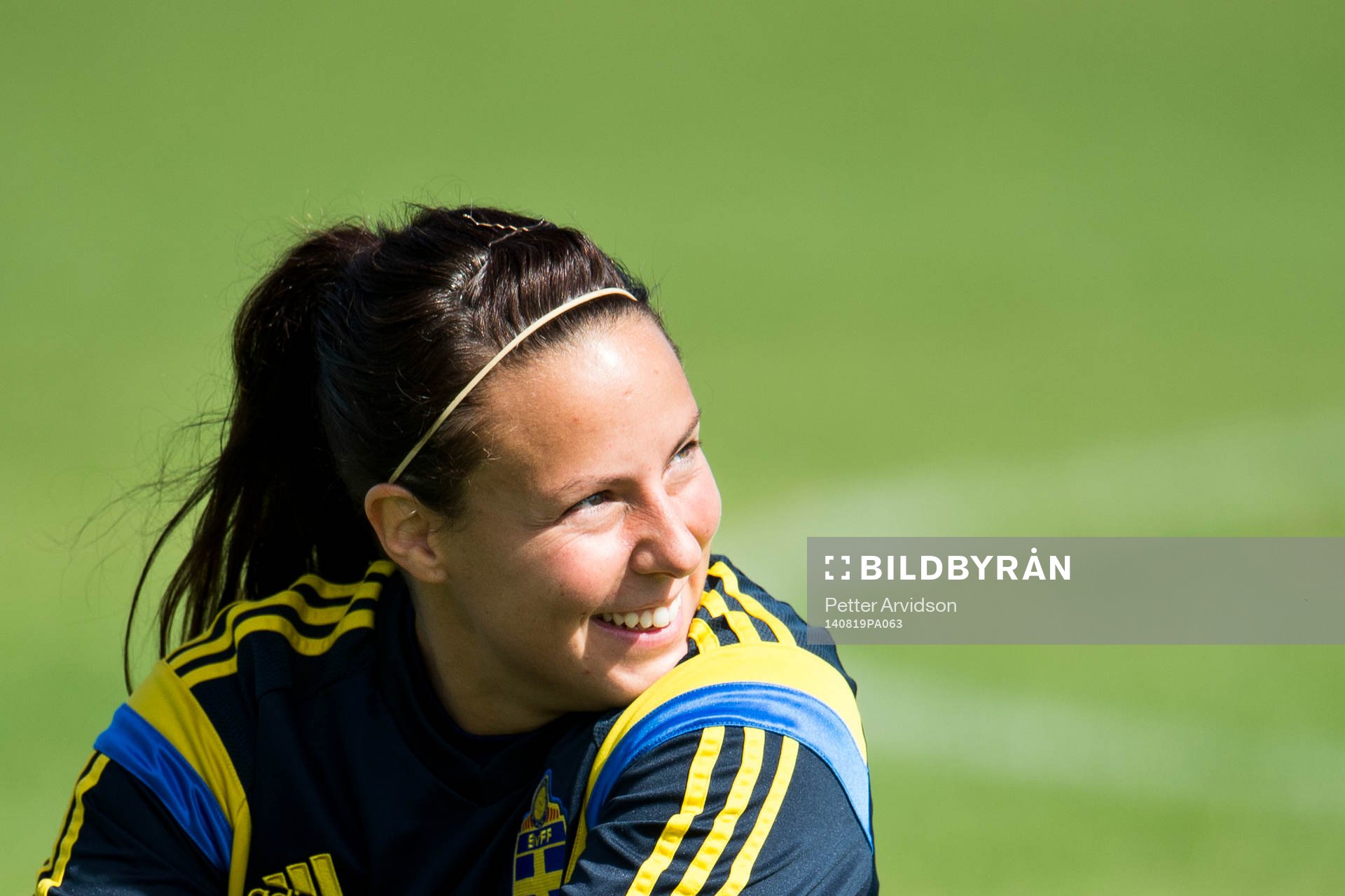 Sveriges målvakt Carola Söberg