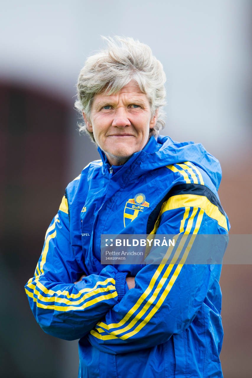 Sveriges förbundskapten Pia Sundhage